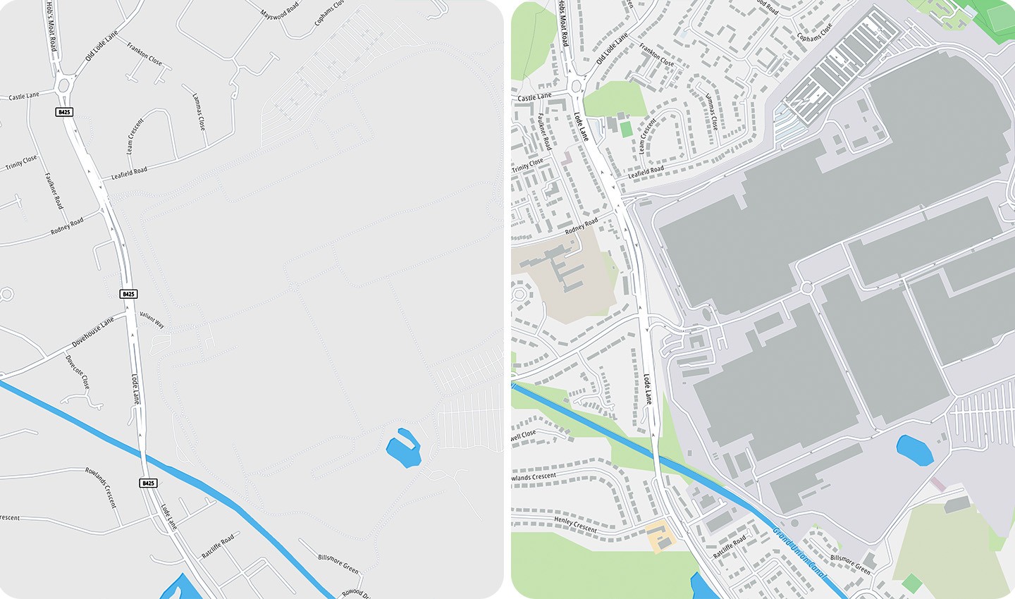 An image showing the improved quality of TomTom's Orbis Map. It's richer in detail, accuracy and coverage.